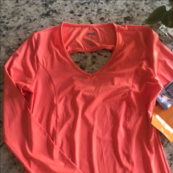 NWT AVIA ORANGE WORK OUT  TOP - Picture 9 of 12